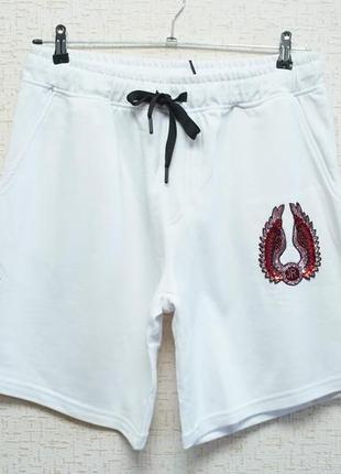 Спортивні чоловічі шорти бермуди john richmond, білого кольору.3 фото