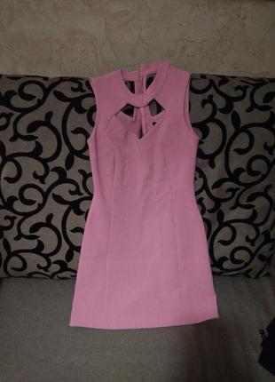 Розовое платье1 фото