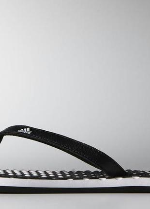 Пантолеты шлепанцы вьетнамки adidas eezay black3 фото