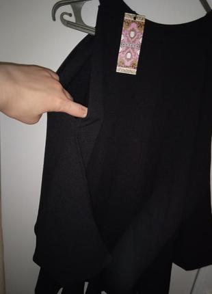 Изысканная фактурная блуза с баской3 фото