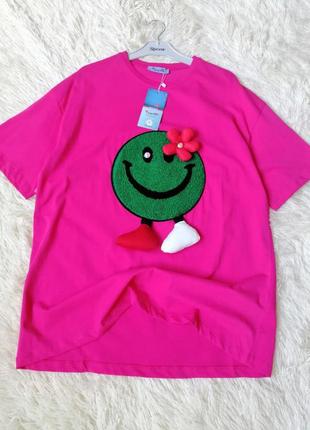 Футболка туречковая smile мех тедди видеоуход есть в tiktok