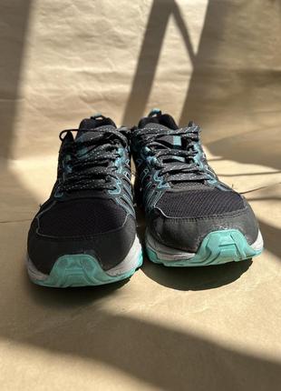 Женские черные кроссовки asics gel размер 40.55 фото