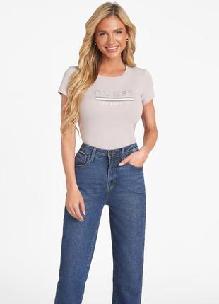 Женская футболка guess HMELVI с пайетками