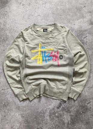 Свитшот stussy big logo carhartt nike