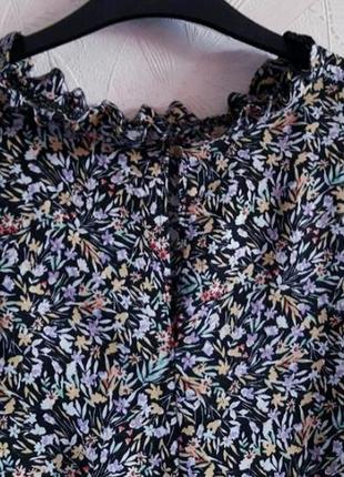 Нереально красивая тончайшая блуза, 56-58, нежная натуральная вискоза, george7 фото
