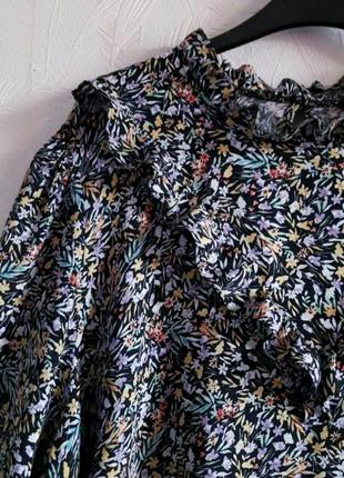 Нереально красивая тончайшая блуза, 56-58, нежная натуральная вискоза, george8 фото