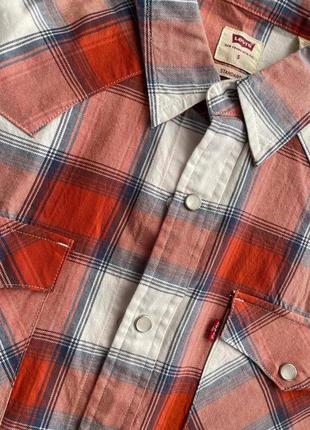 Рубашка от levi's levis левайс levi's classic fit western long-sleeve shirt4 фото