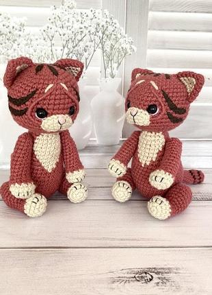 Мягкая игрушка котенка handmade6 фото