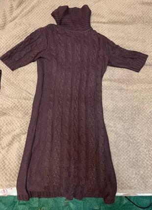 Вязанное платье zarina