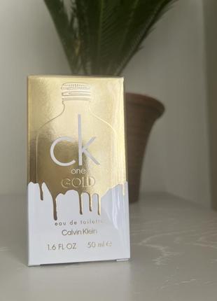 Calvin klein ck one gold 50 мл5 фото