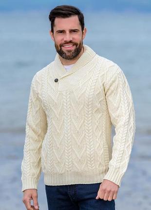 Шикарний італійський светр із великим коміром ocean weekend