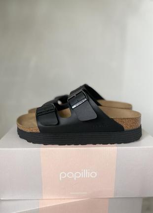 Жіночі літні ортопедичні шльопанці birkenstock papillio arizona grooved vegan