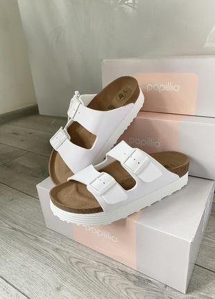 Шлепанцы ортопедические arizona papillio platform birkenstock