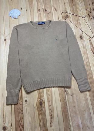 Винтажный вязаный свитер polo by ralph lauren vintage