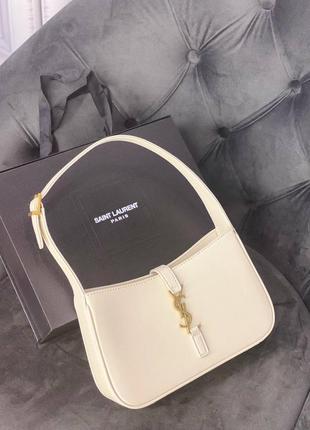 Роскошная брендовая кожаная сумка в стиле ysl hobo1 фото
