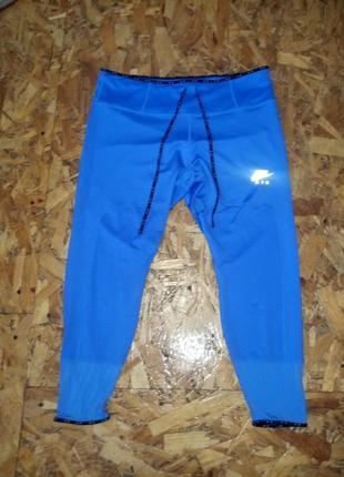 Спортивные лосины леггинсы nike air dri fit  &nbsp;nike w air 7/8 running leggings dd2300-500