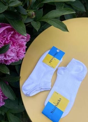 Набор 10 пар однотонные носки, женские, белые, женккие носки, летние, летние, 36-40, в сеточку4 фото