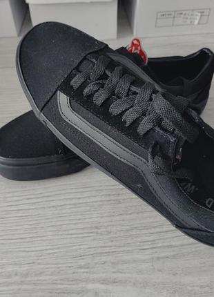 Кеди кроверси чорні текстиль converse 26.5см 7