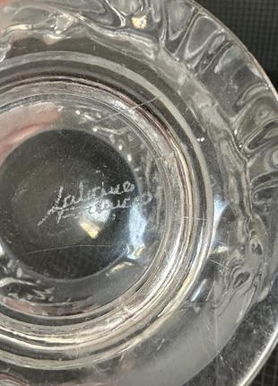Lalique satin crystal хрусталь сатин винтажная ваза