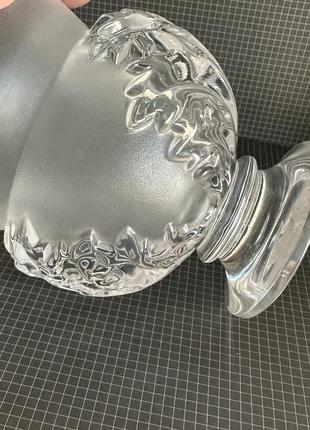 Lalique satin crystal хрусталь сатин винтажная ваза