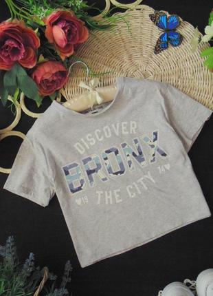 Модная футболка кроп топ f&f