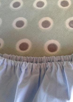 Голубая нижняя юбка, подъюбник англия3 фото
