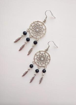 Серьги "ловец снов"