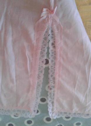 Розовая нижняя юбка, подъюбник англия6 фото