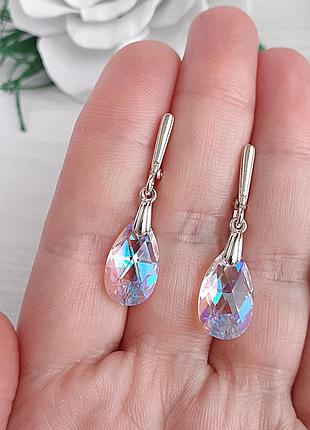 Сережки swarovski 3