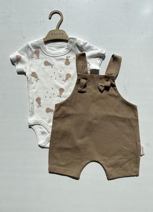 Удобный набор для вашего малыша футболка и песочник от 6 до 362 фото