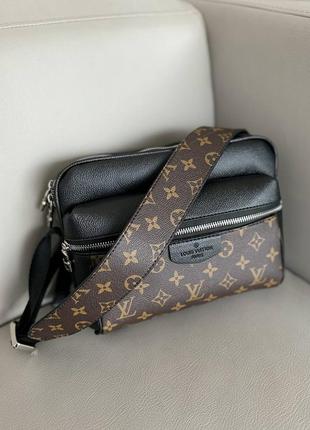 Мужская сумка crossbag black brown