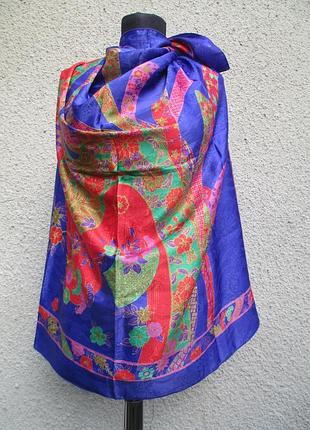 Шовковий жаккардовый платок,  guys italiana, 88х88