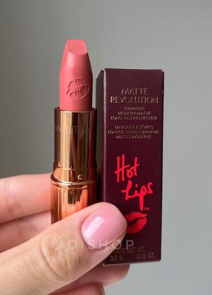 Матова помада charlotte tilbury matte revolution kidmas kiss, 3.5 гр оригінал1 фото