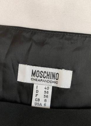 Классическое черное платье moschino3 фото