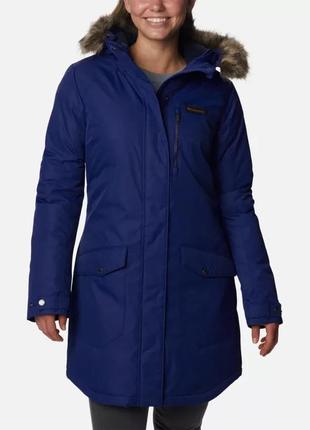 Довга куртка жіноча columbia sportswear suttle mountain long insulated jacket