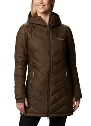 Жіноча довга куртка columbia sportswear heavenly long hooded jacket