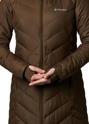 Женская длинная куртка columbia sportswear heavenly long hooded jacket6 фото