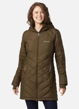 Женская длинная куртка columbia sportswear heavenly long hooded jacket7 фото