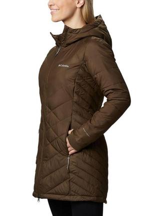 Женская длинная куртка columbia sportswear heavenly long hooded jacket3 фото