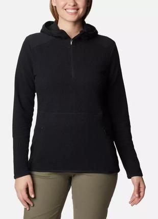 Женский худи columbia sportswear cottage creek half zip толстовка с капюшоном