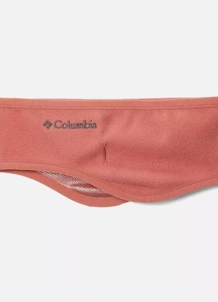 Женская повязка на голову columbia sportswear headring trail shaker l/xl, темный коралл