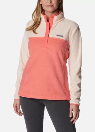 Пуловер женский флисовый columbia sportswear benton springs 1/2 snap fleece кофта