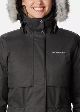 Женский длинный пуховик columbia sportswear apres arson winter long down jacket куртка4 фото