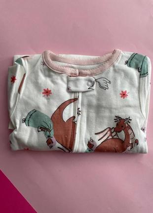 Картерс пижама боди  carters carter's baby 1-piece dragons 100% snug fit cotton7 фото