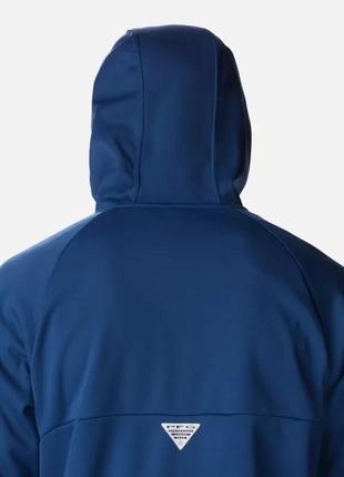 Мужская куртка с капюшоном columbia sportswear pfg terminal stretch softshell hooded jacket6 фото