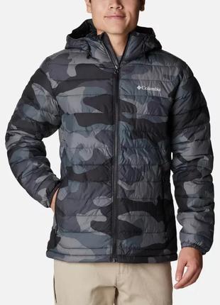 Columbia sportswear men’s powder lit hooded insulated jacket чоловіча куртка з капюшоном