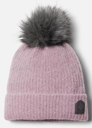 Женская шапка columbia sportswear winter blur pom pom beanie аура