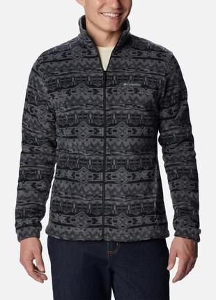 Columbia sportswear men's steens mountain printed fleece jacket мужская флисовая куртка