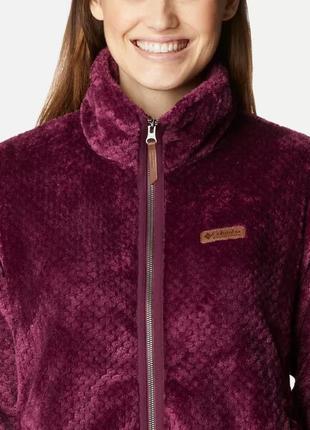 Женская куртка columbia sportswear fire side ii sherpa full zip fleece флиска4 фото