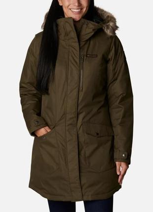 Довга куртка жіноча columbia sportswear suttle mountain long insulated jacket